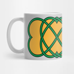 Celtic Knot Heart St Patricks Mug